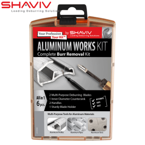 aluminium deburrer, burr removal kit,