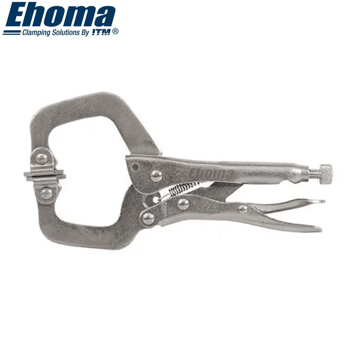 Eclipse 150mm (6") Locking C-Clamp With Swivel Pads - Deep Reach For Awkward Shapes
