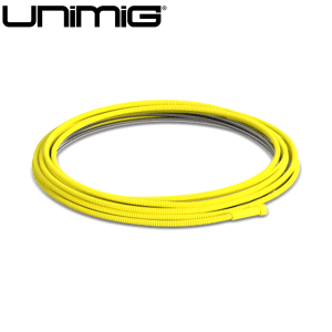 SLY3M Unimig Binzel Style Yellow Steel MIG Torch Liner 1.2-1.6mm / Select Length