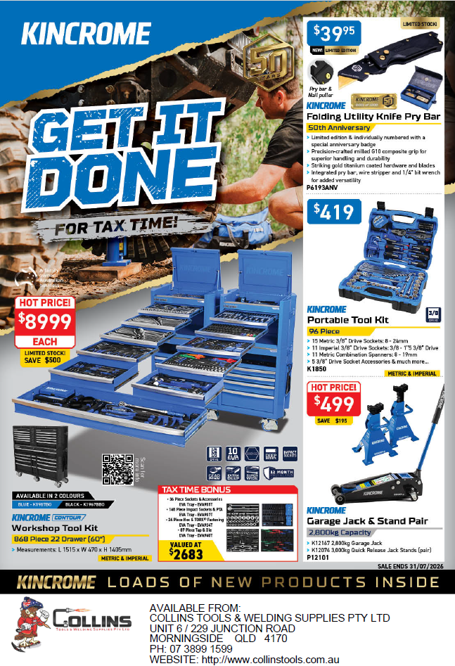Kincrome Tool Sale